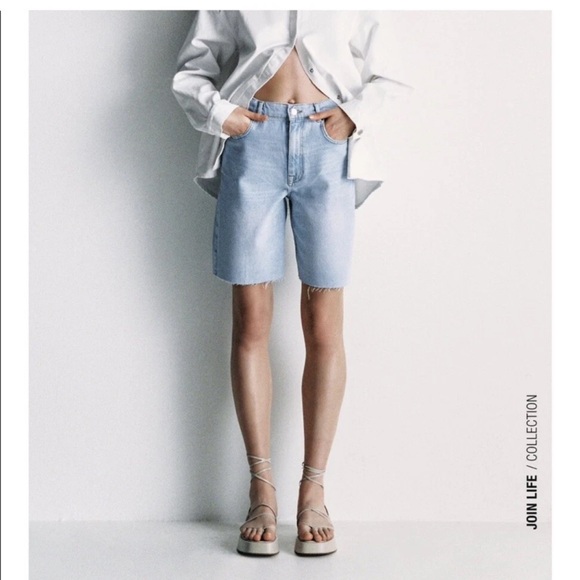 Zara lace up leather nude beige Strappy Platform Sandal shoes flip flop Flatform - Picture 8 of 10